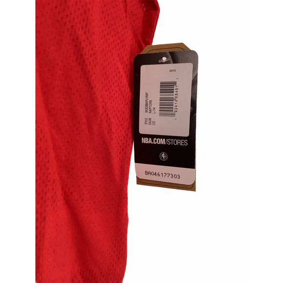 NBA Raptors Red Graphic S/S T-Shirt Large 14 - Picture 3 of 6